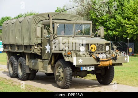 American middle truck U.S. Army M35 Stock Photo