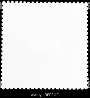 background from reverse side of square postage stamp Stock Photo