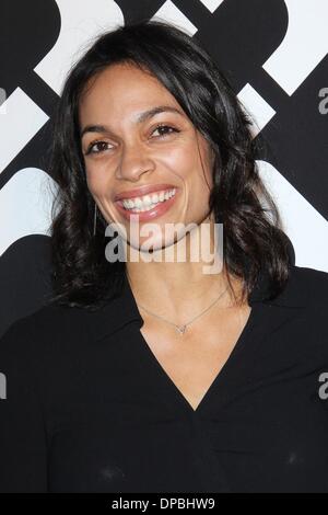 Los Angeles, California, USA. 10th Jan, 2014. ROSARIO DAWSON attends Diane Von Furstenberg's ''Journey Of A Dress'' 40th Anniversary Party at the Wilshire May Company Building. © TLeopold/Globe Photos/ZUMAPRESS.com/Alamy Live News Stock Photo