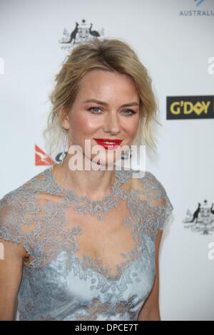 Los Angeles, USA. 11 January 2014.Actress Naomi Watts attends the 2014 G'Day USA Los Angeles black tie gala at JW Marriott Hotel at L.A. LIVE in Los Angeles, USA, on 11 January 2014. Credit:  dpa picture alliance/Alamy Live News Stock Photo