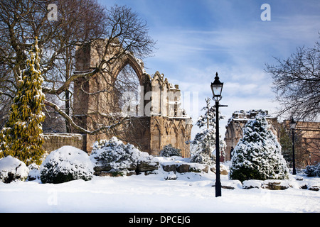 St Mary's Abbey, York, Yorkshire, UK Stock Photo