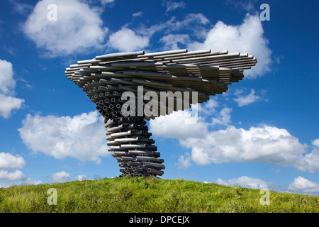 Singing Ringing Tree, Crown Point, near Burnley, Lancashire, UK Stock Photo