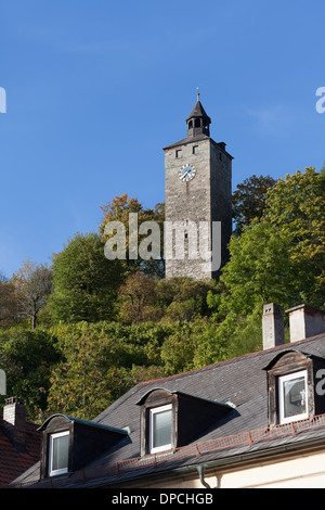Tower of the old castel in Bad Berneck, Bavaria Stock Photo