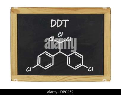 chemical formula of ddt on a blackboard dpcr52