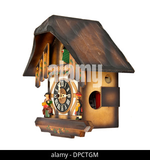 Vintage German or Austrian cuckoo clock Stock Photo