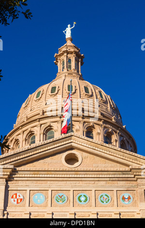 The Texas State Capitol, located in downtown Austin, Texas Stock Photo