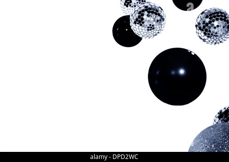 Isolated disco balls Stock Photo