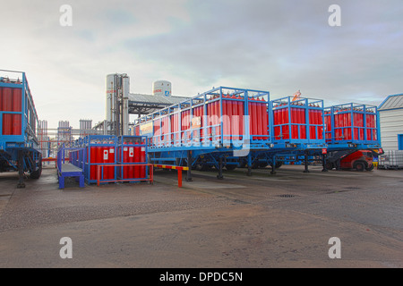 Gas Cylinder Industry Stock Photo