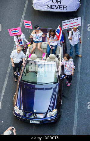 Bangkok Shutdown 2014 Stock Photo