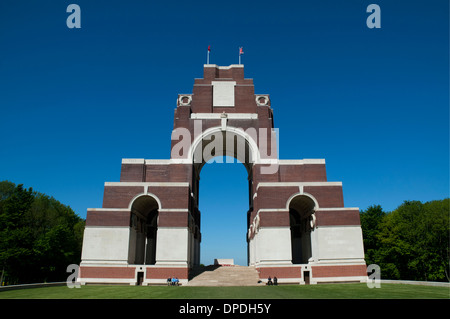 Thiepval memorial to the missing of the Battle Of The Somme Stock Photo
