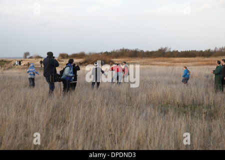 The traditional annual lead-up to, and game of The Haxey Hood held in January in North Lincolnshire, England, UK Stock Photo