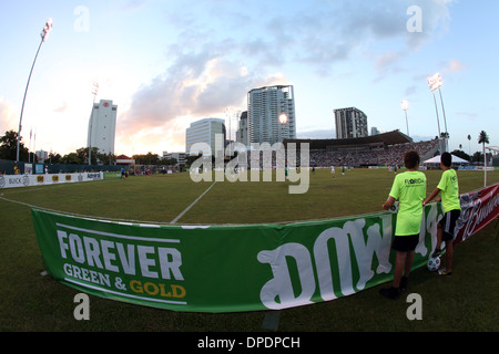 General views of the Al Lang Stadium, St Petersburg, Florida home of Tampa Bay Rowdies as they play New York Cosmos in the NASL. Stock Photo