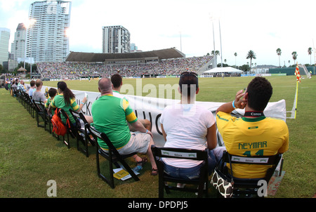 General views of the Al Lang Stadium, St Petersburg, Florida home of Tampa Bay Rowdies as they play New York Cosmos in the NASL. Stock Photo