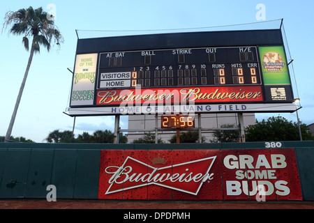 General views of the Al Lang Stadium, St Petersburg, Florida home of Tampa Bay Rowdies as they play New York Cosmos in the NASL. Stock Photo