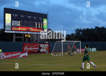 General views of the Al Lang Stadium, St Petersburg, Florida home of Tampa Bay Rowdies as they play New York Cosmos in the NASL. Stock Photo