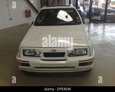 Ford Sierra RS500 Cosworth - Special Edition of 500 Road Car 1980s - front view mk1 1st generation Stock Photo