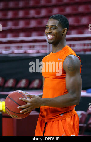 Chestnut Hill, Massachusetts, USA. 13th Jan, 2014. January 13, 2014; Syracuse Orange forward C.J. Fair (5) during warmups prior to the NCAA basketball game between the Syracuse Orange and Boston College Eagles at Conte Forum. Anthony Nesmith/CSM/Alamy Live News Stock Photo