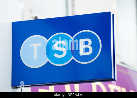 TSB, Trustee Savings Bank sign, Edinburgh, Scotland, UK Stock Photo Alamy