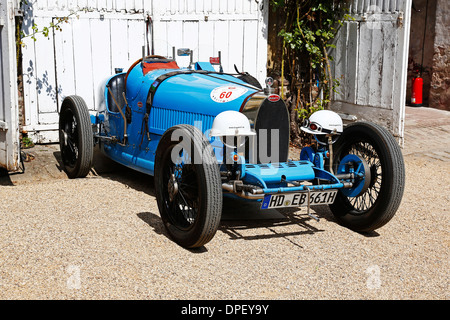 Vintage car, Bugatti 37, built in 1927, vintage car meet, Schloss Dyck Classic Days 2013, Schloss Dyck Castle, Jüchen Stock Photo