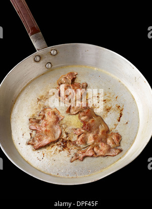 Bacon in the shape of UK Stock Photo