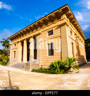 School of Botany building at Palermo Botanical Gardens (Orto Botanico), Palermo, Sicily, Italy, Europe Stock Photo