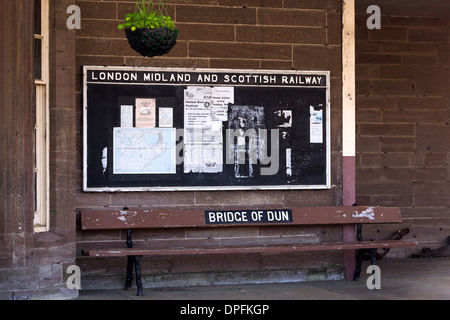 old  preserved railway Station Scotland Britain Stock Photo