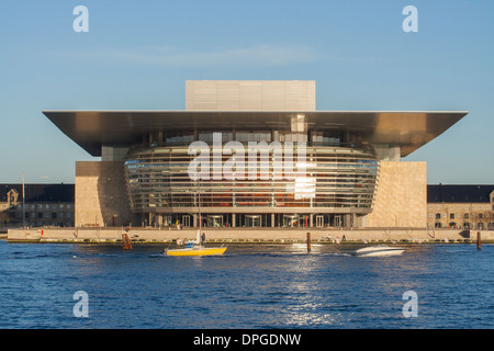 Copenhagen Opera House on Holmen Island, Copenhagen, Denmark Stock Photo