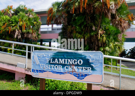 Miami Florida,Everglades National Park,Main Park Road,Flamingo,Visitor Center,centre,sign,FL131031038 Stock Photo