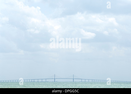 Sunshine Skyway Bridge, Tampa, Florida, USA Stock Photo