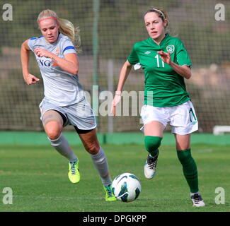 La Manga Club, Spain. 14th Jan, 2014. Women's Friendly International. Ireland v Netherlands. Julie-Ann Russell - Ireland Credit:  Tony Henshaw/Alamy Live News Stock Photo