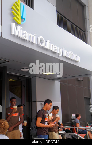 Miami Florida,Miami Dade College,Miami Culinary Institute,school,front,entrance,restaurant restaurants food dining cafe cafes,FL131231073 Stock Photo