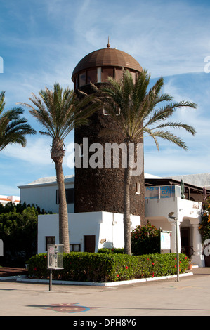 Puerto Castillo Restaurant, Caleta de Fuste, Fuerteventura, Canary Islands, Spain. Stock Photo