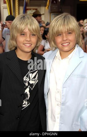 June 24, 2006 - Hollywood, California, U.S. - ANAHEIM, CA JUNE 24, 2006 (SSI) - -.Actors and brothers, Cole Sprouse and Dylan Sprouse during the premiere of the new movie from Walt Disney Pictures' PIRATES OF THE CARIBBEAN: DEAD MAN'S CHEST, held at Disneyland, on June 24, 2006, in Anaheim, California.  s.K48436MG.  -  PHOTOS(Credit Image: © Michael Germana/Globe Photos/ZUMAPRESS.c Stock Photo