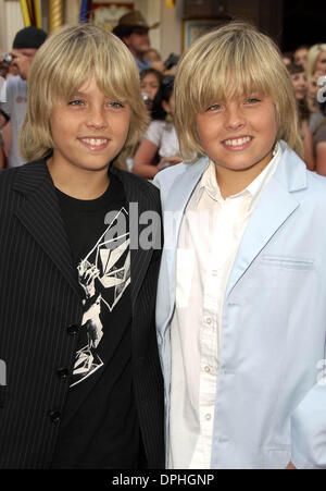 June 24, 2006 - Hollywood, California, U.S. - ANAHEIM, CA JUNE 24, 2006 (SSI) - -.Actors and brothers, Cole Sprouse and Dylan Sprouse during the premiere of the new movie from Walt Disney Pictures' PIRATES OF THE CARIBBEAN: DEAD MAN'S CHEST, held at Disneyland, on June 24, 2006, in Anaheim, California.  s.K48436MG.  -  PHOTOS(Credit Image: © Michael Germana/Globe Photos/ZUMAPRESS.c Stock Photo