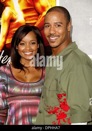 Aug. 7, 2006 - Hollywood, California, U.S. - K49268MGE.LOS ANGELES, CA AUGUST 07, 2006.Actress Tamiko Nash and actor Brian J. White during the premiere of the new movie from Touchstone Pictures' STEP UP held at the Arclight Cinemas, on August 7, 2006, in Los Angeles.(Credit Image: © Michael Germana/Globe Photos/ZUMAPRESS.com) Stock Photo