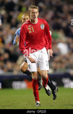 May 15, 2006 - Anfield, LIVERPOOL, ENGLAND - PETER CROUCH.ENGLAND & LIVERPOOL FC.ENGLAND V URUGUAY.ANFIELD, LIVERPOOL, ENGLAND.01-Mar-06.DIK42699.K47874.  -   WORLD CUP PREVIEW 2006(Credit Image: © Globe Photos/ZUMAPRESS.com) Stock Photo