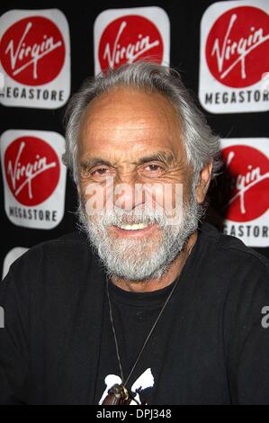 Aug. 8, 2006 - Hollywood, California, U.S. - LOS ANGELES, CA AUGUST 08, 2006 (SSI) - -.Actor Tommy Chong signs copies of his new book THE I CHONG at the Virgin Megastore, on August 8, 2006, in Los Angeles.  .K49267EG.  -  PHOTOS(Credit Image: © Michael Germana/Globe Photos/ZUMAPRESS.com) Stock Photo