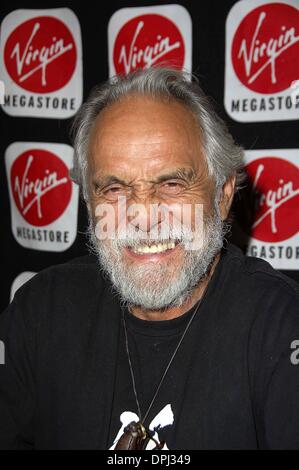 Aug. 8, 2006 - Hollywood, California, U.S. - LOS ANGELES, CA AUGUST 08, 2006 (SSI) - -.Actor Tommy Chong signs copies of his new book THE I CHONG at the Virgin Megastore, on August 8, 2006, in Los Angeles.  .K49267EG.  -  PHOTOS(Credit Image: © Michael Germana/Globe Photos/ZUMAPRESS.com) Stock Photo