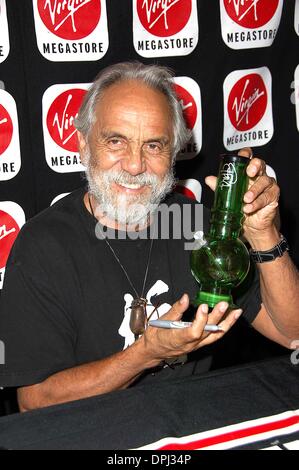 Aug. 8, 2006 - Hollywood, California, U.S. - LOS ANGELES, CA AUGUST 08, 2006 (SSI) - -.Actor Tommy Chong signs copies of his new book THE I CHONG at the Virgin Megastore, on August 8, 2006, in Los Angeles.  .K49267EG.  -  PHOTOS(Credit Image: © Michael Germana/Globe Photos/ZUMAPRESS.com) Stock Photo