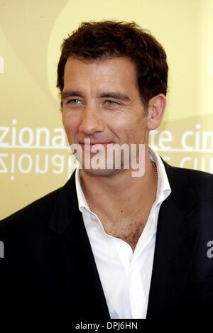 Oct. 10, 2006 - 63rd Venice Film Festival, VENICE, ITALY - CLIVE OWEN.ACTOR.THE CHILDREN OF MEN, PHOTOCALL.63RD VENICE FILM FESTIVAL, VENICE, ITALY.03-Sep-06.LAS73126.CREDIT:  -   K50574(Credit Image: © Globe Photos/ZUMAPRESS.com) Stock Photo