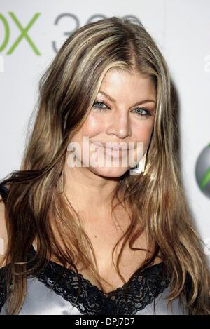 Jan. 10, 2006 - Hollywood Hills, LOS ANGELES, USA - FERGIE.SINGER, BLACK EYED PEAS.XBOX 360 LAUNCH PARTY.PRIVATE HOME, HOLLYWOOD HILLS, LOS ANGELES, USA.16-Nov-05.LAP60828.K46239.(Credit Image: © Globe Photos/ZUMAPRESS.com) Stock Photo