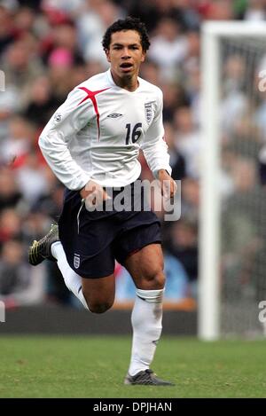 May 15, 2006 - Old Trafford Manchester, ENGLAND - KIERAN RICHARDSON.ENGLAND & MANCHESTER UNITED FC.ENGLAND V AUSTRIA.OLD TRAFFORD MANCHESTER, ENGLAND.08-Oct-05.DIJ37738.K47874.  -   WORLD CUP PREVIEW 2006(Credit Image: © Globe Photos/ZUMAPRESS.com) Stock Photo