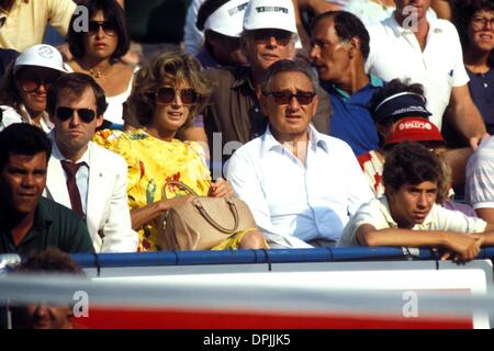 Nov. 8, 2006 - HENRY KISSINGER AND NANCY KISSINGER. JAMES COLBURN-   1983.NANCYKISSINGERRETRO(Credit Image: © Globe Photos/ZUMAPRESS.com) Stock Photo