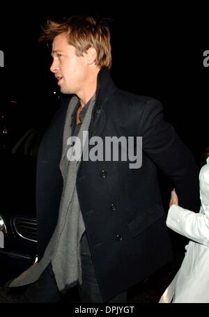 Dec. 10, 2006 - New York, New York, USA - Angelina Jolie and Brad Pitt  are out and about in for a dinner party in  Manhattan  on December 10, 2006.. Andrea  Renault      K51029AR(Credit Image: © Globe Photos/ZUMAPRESS.com) Stock Photo
