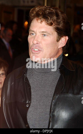 Dec. 1, 2005 - New York, NEW YORK - K46110AR.OPENING NIGHT OF  '' THE COLOR PURPLE '' AT THE BROADWAY THEATRE , NEW YORK New York12-01-2005. ANDREA RENAULT-   DAVID HASSELHOFF(Credit Image: © Globe Photos/ZUMAPRESS.com) Stock Photo