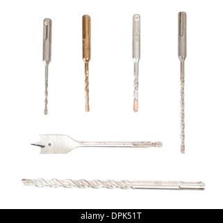 different screwdrivers on white Stock Photo