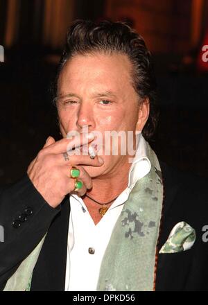 Apr. 27, 2006 - New York, New York, USA - K47625AR.VANITY FAIR PARTY TO CELEBRATE THE TRIBECA FILM FESTIVAL AT THE New York SUPREME COURTHOUSE NEW YORK New York 04-26-2006. ANDREA RENAULT-   2006.MICKEY ROURKE(Credit Image: © Globe Photos/ZUMAPRESS.com) Stock Photo