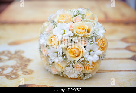 Beautiful bridal bouquet Stock Photo