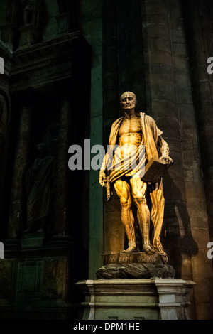Statue of St. Bartholomew Stock Photo
