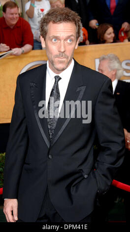 Feb. 1, 2006 - Los Angeles, CALIFORNIA, USA - K46369FB.12TH ANNUAL SCREEN ACTORS GUILD AWARDS, ARRIVALS AT THE SHRINE AUDITORIUM LOS ANGELES, CA..1/29/2006. FITZROY BARRETT /    2006.HUGH LAURIE(Credit Image: © Globe Photos/ZUMAPRESS.com) Stock Photo